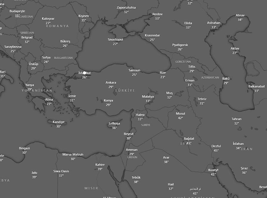 Meteoroloji'den Kastamonu, Çorum ve Çankırı'nın kuzeyi için sağanak uyarısı 11